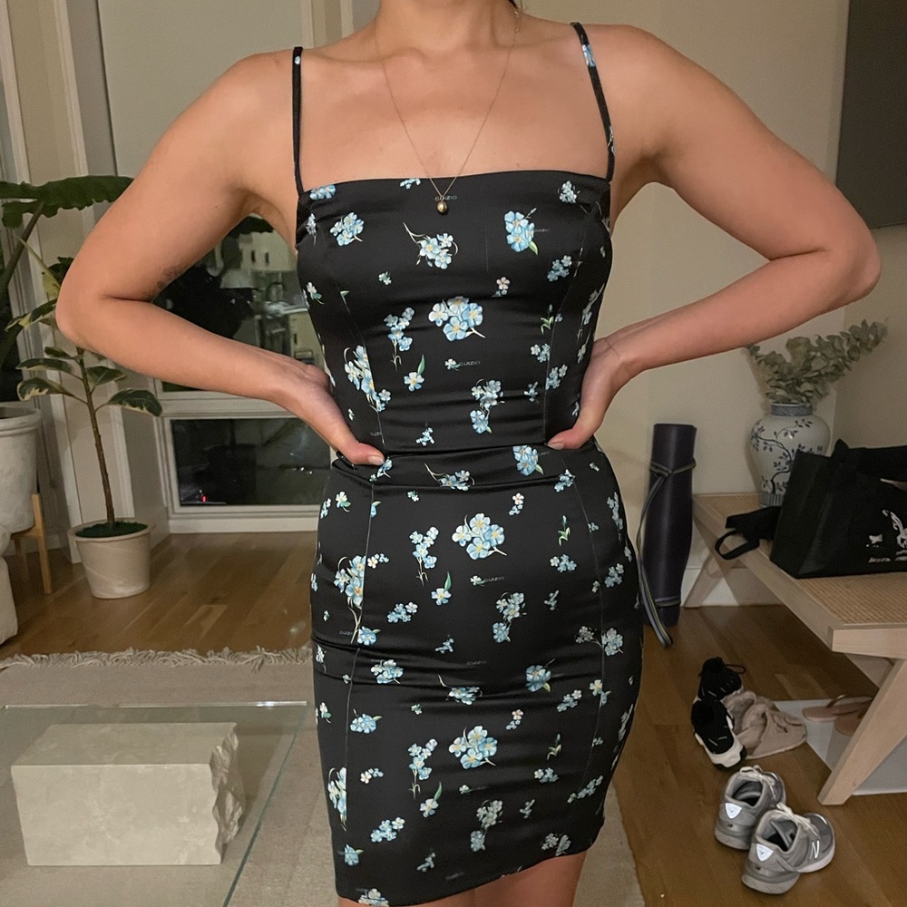 Danielle Guzio floral dress